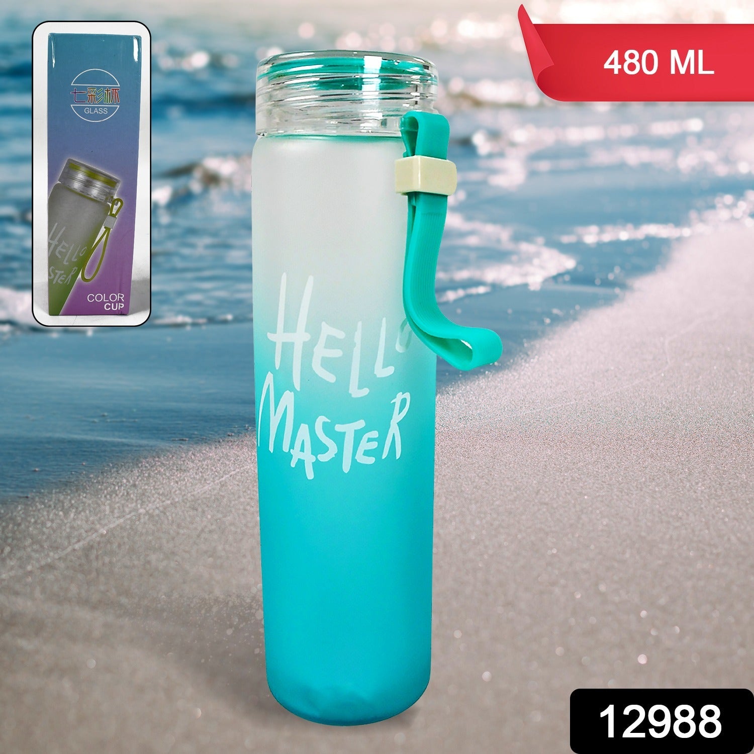 Motivational Glass Water Bottle Colorful potable Water Glass Bottle With Rubber Band, Daily Intake Hourly Water Bottle to Ensure You Drink Enough Water Throughout The Day Reusable Cycling Gym, Workout Fitness Bottle Motivational Glass Water Bottle Colorful potable Water Glass Bottle With Rubber Band, Daily Intake Hourly Water Bottle to Ensure You Drink Enough Water Throughout The Day Reusable Cycling Gym, Workout Fitness Bottle